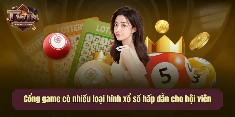 Cổng game có nhiều loại hình xổ số hấp dẫn cho hội viên
